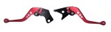 Manete ambreiaj si frana reglabile Suzuki SV650S 99-09/DL650 04-10, culoare rosu Cod Produs: MX_NEW CNC0091R
