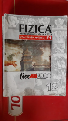 FIZICA CLASA A XII A - CONSTANTIN MANTEA foto