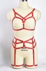 Q593-3 Set fetish din benzi elastice reglabile, Marime universala