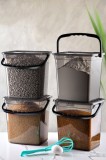 Cumpara ieftin Set cutii de depozitare (4 bucati) MCH09021 Gri 24x25x17.5 cm