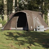 Gossi cort de camping cupola pentru 6 persoane, maro, impermeabil