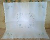 Fata de masa Vintage din bumbac cu broderie florala- Floricele Bleu
