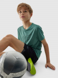 Tricou de sport cu uscare rapidă pentru băieți - verde, 4F Sportswear