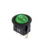 Intrerupator ON-OFF 12V 20A verde 3 pini IRS 101 cu retinere, Oem