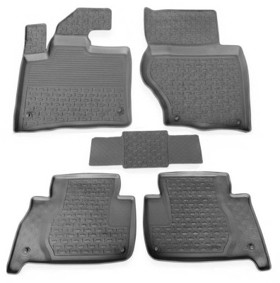 Covorase presuri cauciuc Premium Seintex stil tavita Audi Q7 2005-2015 foto