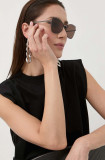 Cumpara ieftin Balenciaga ochelari de soare BB0278S femei, culoarea maro