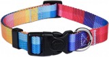 Zgarda reglabila pentru caini ASTORPET, poliester/metal/plastic, multicolor, marimea M