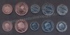 GIBRALTAR █ SET MONEDE █ 1+2+5+10+20 Pence █ 2017-2018 █ UNC, Europa