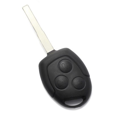 Carcasa cheie Ford Carguard, 3 butoane, suport baterie, model 1, Negru foto