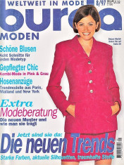 Burda revista moda croitorie insert in limba romana 55 tipare 8/1997 foto