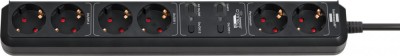 Prelungitor Smart Brennenstuhl Connect Eco-Line WiFi H05VV-F3G1 ,1,5m , 5prize, Alexa, Google foto