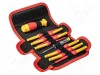 Kit şurubelniţe izolate Phillips şi plat NEO TOOLS 12 piese 1kV AC etui