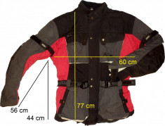 Geaca moto POLO ROAD protectii, mesada (barbati L/XL) cod-557197 foto