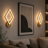 Aplică Revi LED 20W 3CCT 1700lm auriu - ERSTE