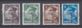 ROMANIA 1930 LP 87 CAROL II POSTA AERIANA UZUALE SERIE CU SARNIERA