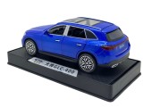 Macheta Mercedes Benz GLC electric albastru 1:32