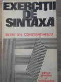 EXERCITII DE SINTAXA-SILVIU GH. CONSTANTINESCU