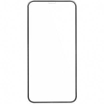 Folie Protectie Ecran Borofone pentru Apple iPhone 12 Pro Max, Sticla securizata, Full Face, Full Glue, Neagra foto