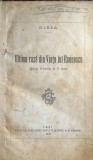 ULTIMA RAZA DIN VIATA LUI EMINESCCU,RIRIA / DRAMA IN 5 SCENE, IASI 1902/ LEGATURA SI STAMPILA DE TIPOGRAFIE(,,LUMINA&quot;,PIATRA-NEAMT)/LIPSA O FILA !