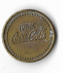 Jeton vintage Coca-cola, Automaten-Munze