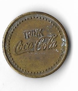 Jeton vintage Coca-cola, Automaten-Munze foto