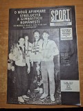 revista sport mai 1987 - jud. teleorman,stiinta bacau,nationala de fotbal a romaniei