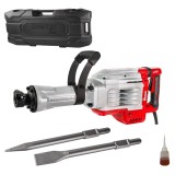 Ciocan demolator Raider Pro 1400W, 30J, HEX 30 mm, cu valiza