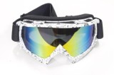 Ochelari cross/enduro/atv WB P-19,rama alba ,sticla oglinda Cod Produs: MX_NEW ROY27469