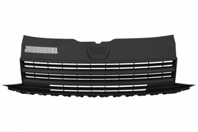 Grila Centrala fara emblema VW T6 Bus Transporter (04.2015-2019) Negru Mat Performance AutoTuning foto