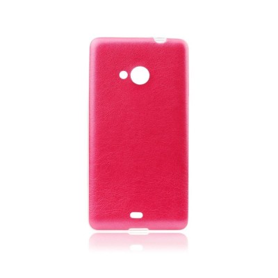 Husa SAMSUNG Galaxy S5 - Jelly Piele (Rosu) foto