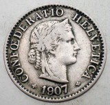 1.311 ELVETIA 5 RAPPEN 1907 B