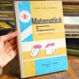 Manual Geometrie și Trigonometrie, Clasa a X-a, 1987