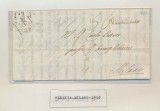 Italy 1810 Postal History Rare Stampless Cover + Content Venice to Milan DG.013