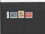 ROMANIA 1975 LP 870 JOCURILE MONDIALE UNIVERSITARE DE HANDBAL SERIE MNH NESTAMPILATA