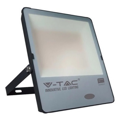 Proiector LED V-tac cu senzor crepuscular, 150W, 15000 lm, lumina rece, 6400K, IP65 foto