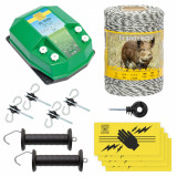 Pachet de bază gard electric 500&nbsp;m, 3,2&nbsp;Joule, pentru animale sălbatice, AgroElectro
