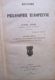 Alfred Weber - Histoire de la philosophie europeenne (1925)