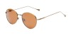 Ochelari de Soare Ovali John Lennon THEICONIC, Maro Aramiu, Lentile Maro, Protectie UV400, Unisex