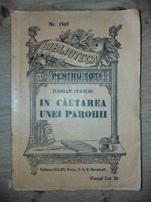 In cautarea unei parohii- Damian Stanoiu