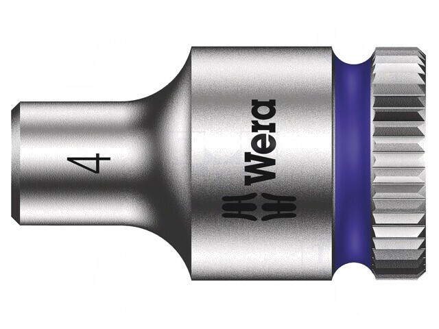 Tubulară HEX 4mm 1/4 oțel crom-vanadium
