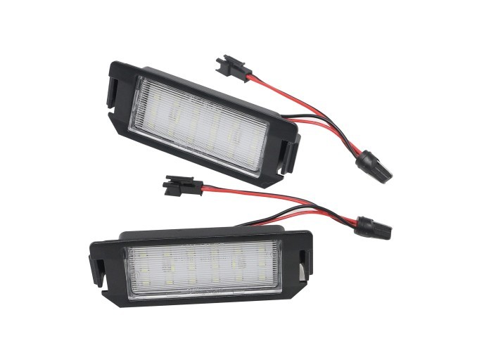 Set 2 buc lampa numar HYUNDAI I30 (FD), 03.2007-03.2012 Hatchback, partea stanga, LED; TUNING,