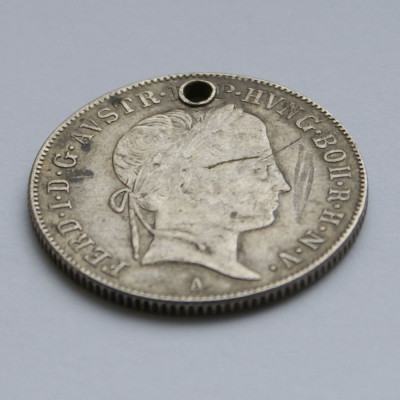 Austria - 20 kreuzer - 1848 A (argint) - starea care se vede (M5) foto