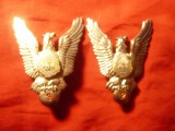 2 Insigne Aviatie Militara Specialist Pilot Militar clasa 2 si 3 RSR ,h=5,5cm