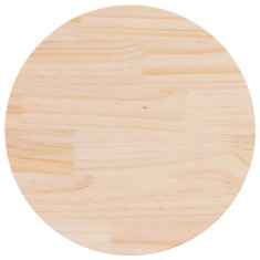 vidaXL Blat de masă, &Oslash;50x2,5 cm, lemn masiv de pin