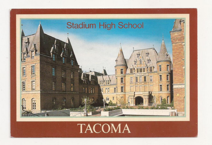 FA9 - Carte Postala- SUA - Stadium High School, Tacoma WA , necirculata