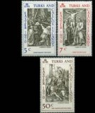 s3 Turks si Caicos 1970 - Pastele 3v.neuzat,MNH