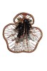 B245. Inel dama, Art Of Love, pietre semipretioase pe fir de cupru, 5.7 cm, RavariuArt