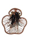 B245. Inel dama, Art Of Love, pietre semipretioase pe fir de cupru, 5.7 cm, RavariuArt