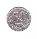 Moneda Albania 50 leke 1996, stare buna, curata