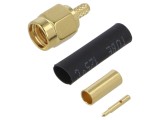 Conector SMA tată drept 50&Omega; PTFE RG174 RG188 RG316 LINX TECHNOLOGIES TE Connectivity CONSMA007-G